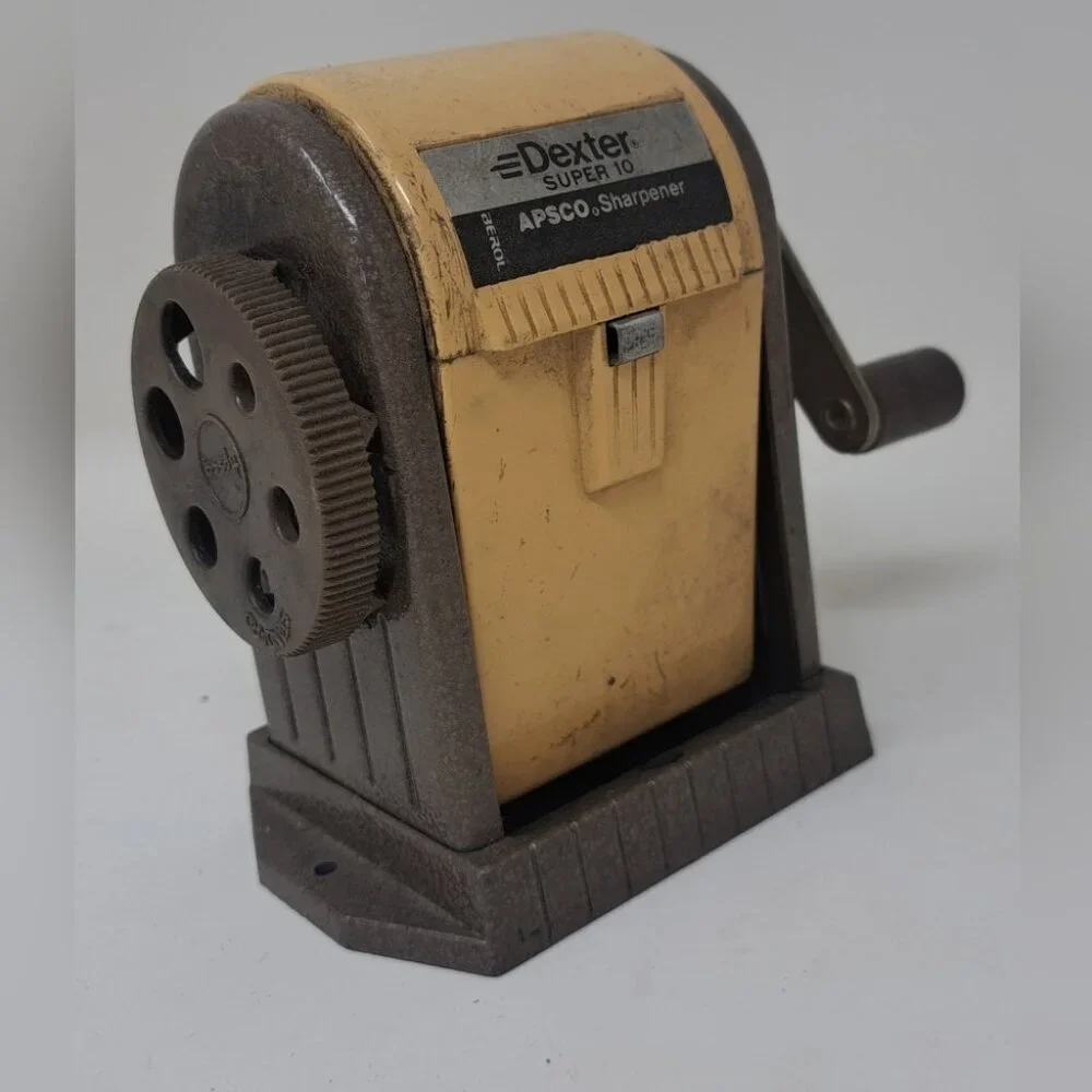 Apsco Pencil Sharpener Dexter Super 10 Vintage 80s 90s - Picture 1 of 10